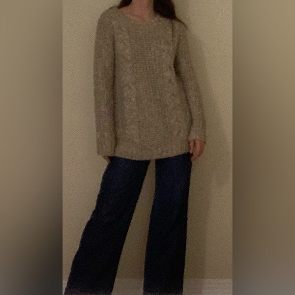 Garage Cream Knit Sweater - Picture 2 of 3